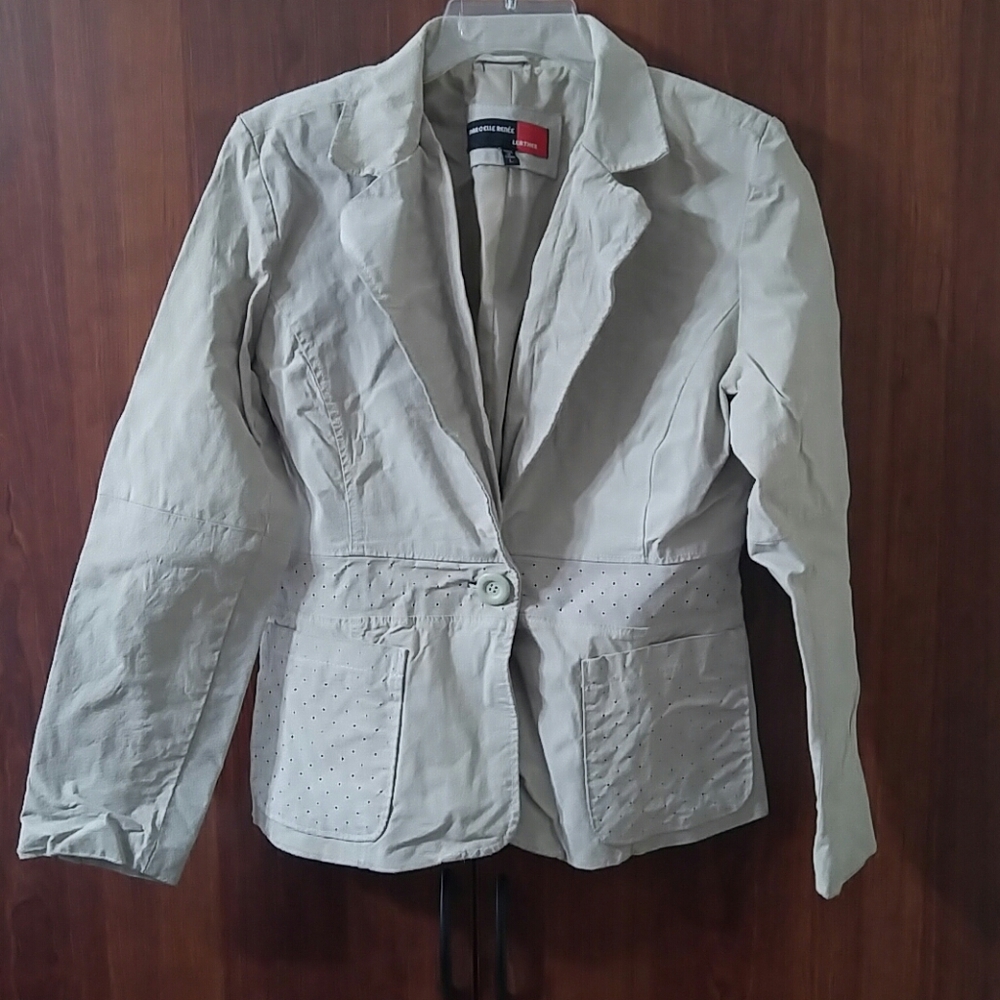 Marcelle Renee genuine leather jacket size large